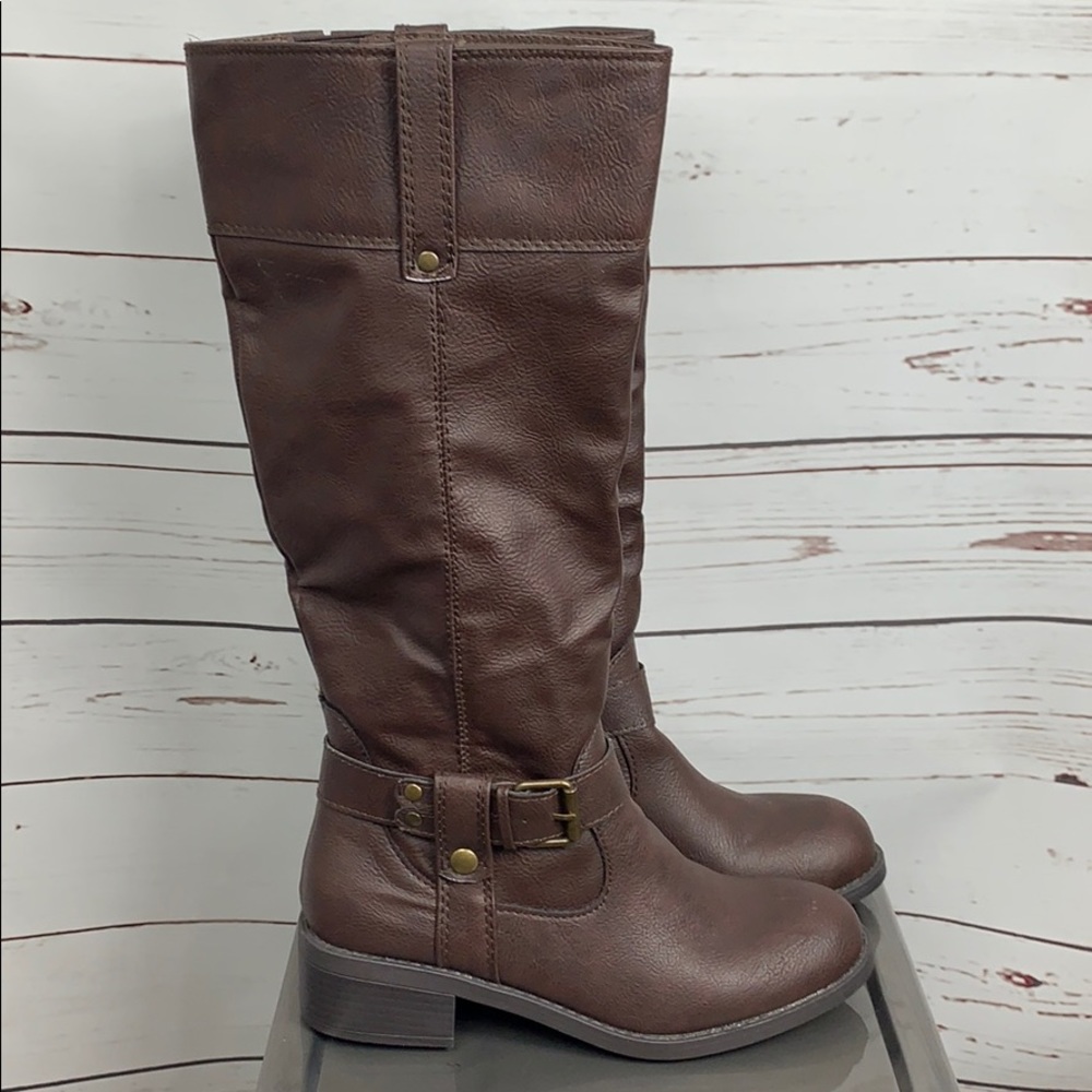 Rampage “Matangi” women’s brown riding boots 8